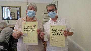 Harrogate care Colleagues receive kindness awards